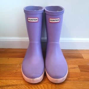 HUNTER girls rain boots